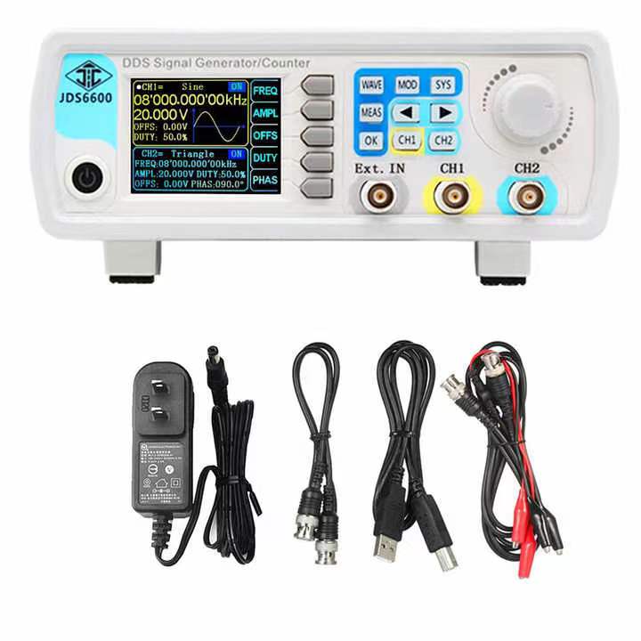 YAO JDS6600 15/30/40/50/60MHz  - Dual Channel Arbitrary Waveform Function Generator 60Mhz ulasan dan harga